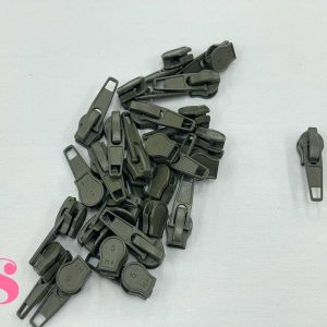 Pack 25 Unidades Cursor Automático Cremallera Espiral M/3 Kaki