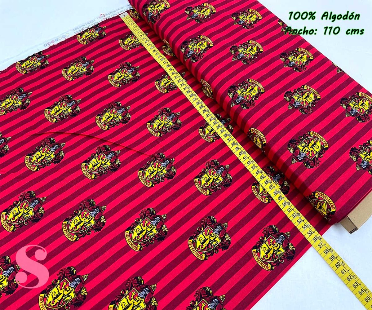 734 Tejido Estampado Patch Americano Harry Potter Casa Gryffindor - Imagen 4
