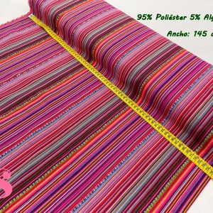 0493 Estabilizador de bolsos Alpujarreña Mejicana tonos Fucsia