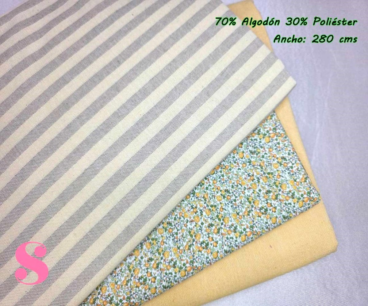 Canvas Rustic Rayas Vainilla 1662 - Imagen 5