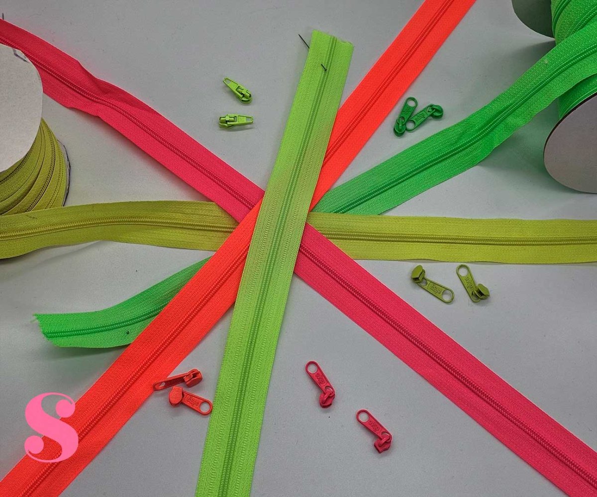 10 Metros Cremallera Continua Espiral Nº3 Fucsia Fluor - Imagen 4