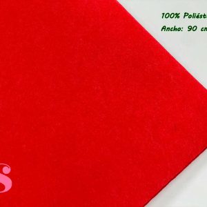 Rollo de 10 METROS Fieltro Rojo