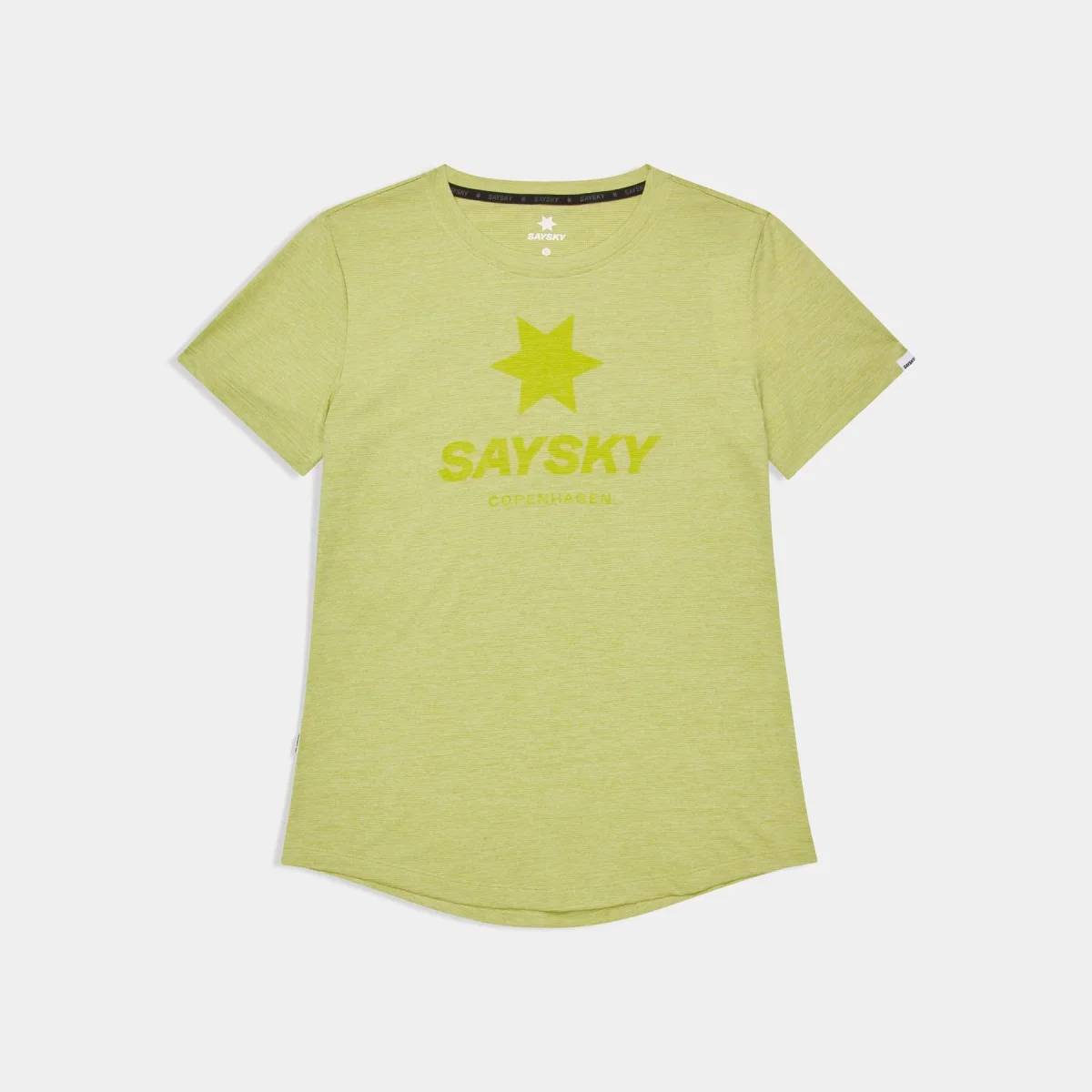 SAYSKY LOGO COMBAT PRO T SHIRT YELLOW MUJER - Imagen 2